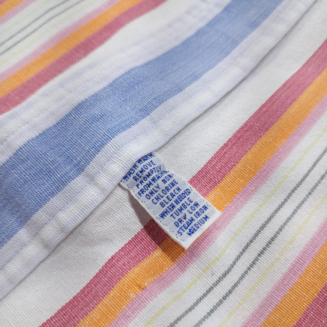 CL916 L 폴로 80s 싱가포르판 멀티스트라이프 샴브레이 셔츠 남방 상품이미지5