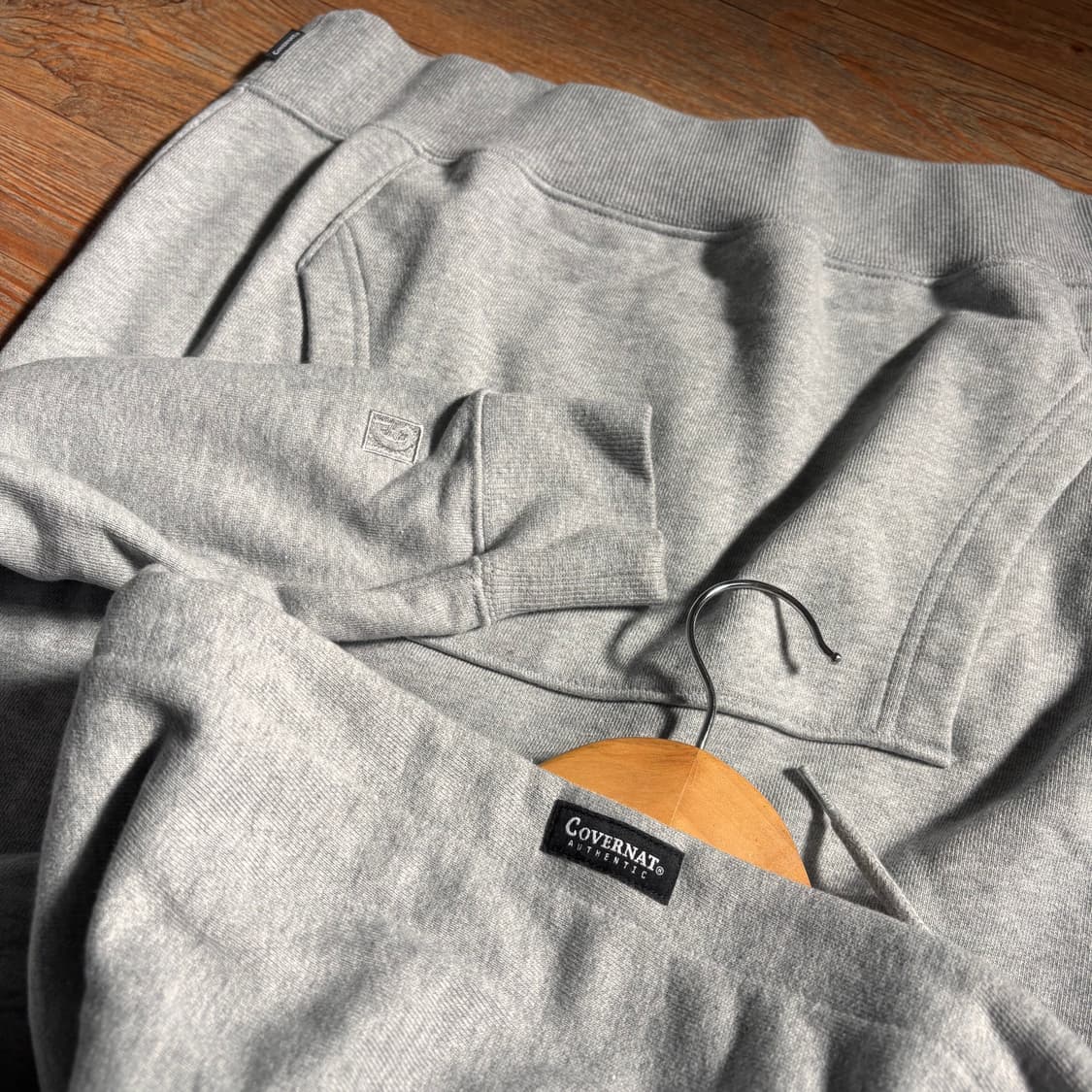 커버낫 루즈핏 S 그레이 후드 티셔츠 루즈핏 후디 무신사 상품이미지7