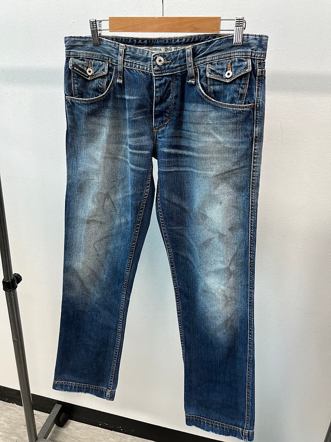 32) 돌체앤가바나 Y2K 가죽패치진  상품이미지1