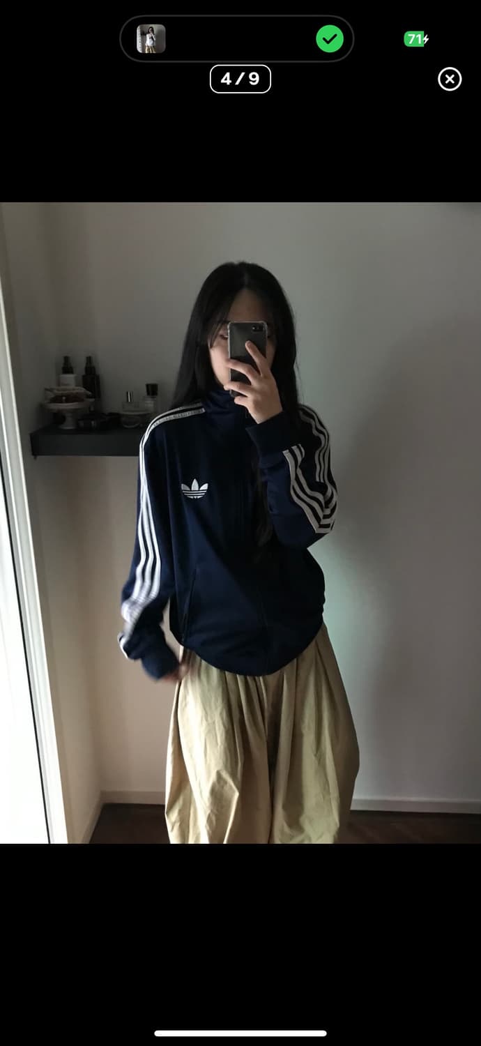 아디다스 파이어버드 네이비 트랙탑 져지 상품이미지3
