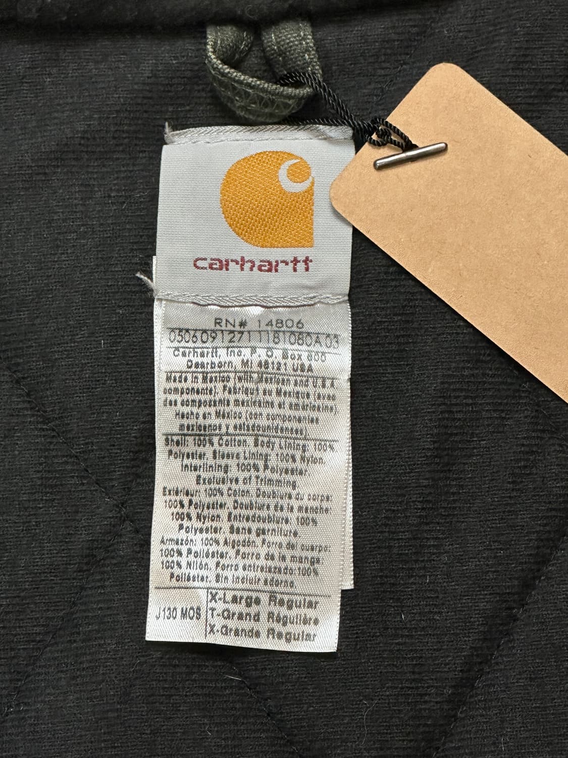 OG 칼하트 J130 액티브 자켓 MOS 칼하트 모스그린 자켓 상품이미지9