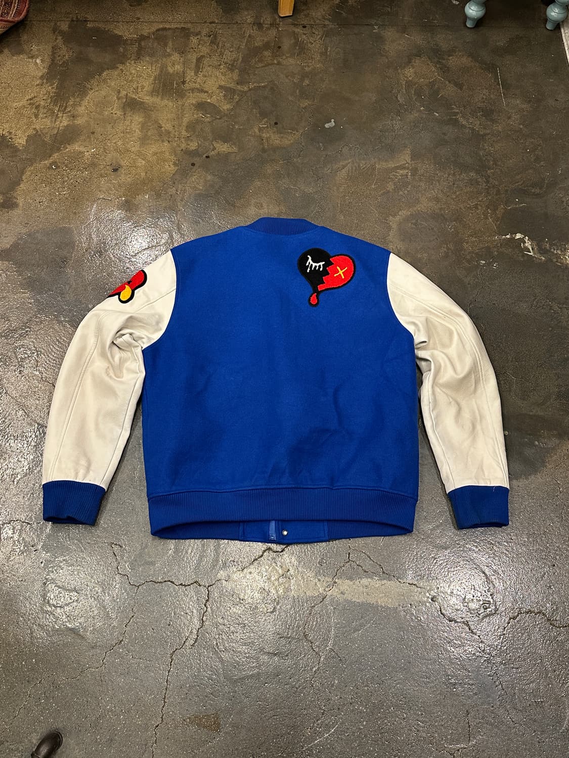 로쿠 스튜디오 Tear Drip 바시티자켓 XXL 상품이미지2