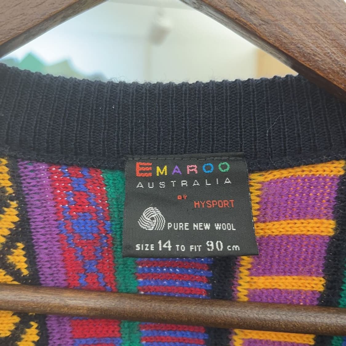 엠마루 빈티지 히피 에스닉 인디언 케이블 니트 가디건 14 C08776 상품이미지5