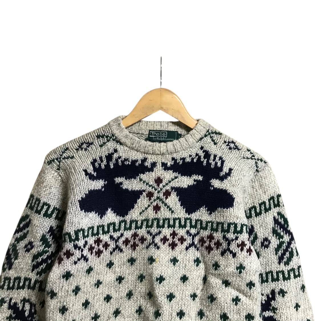 폴로 90s 제펜 노르딕 핸드니트 상품이미지2