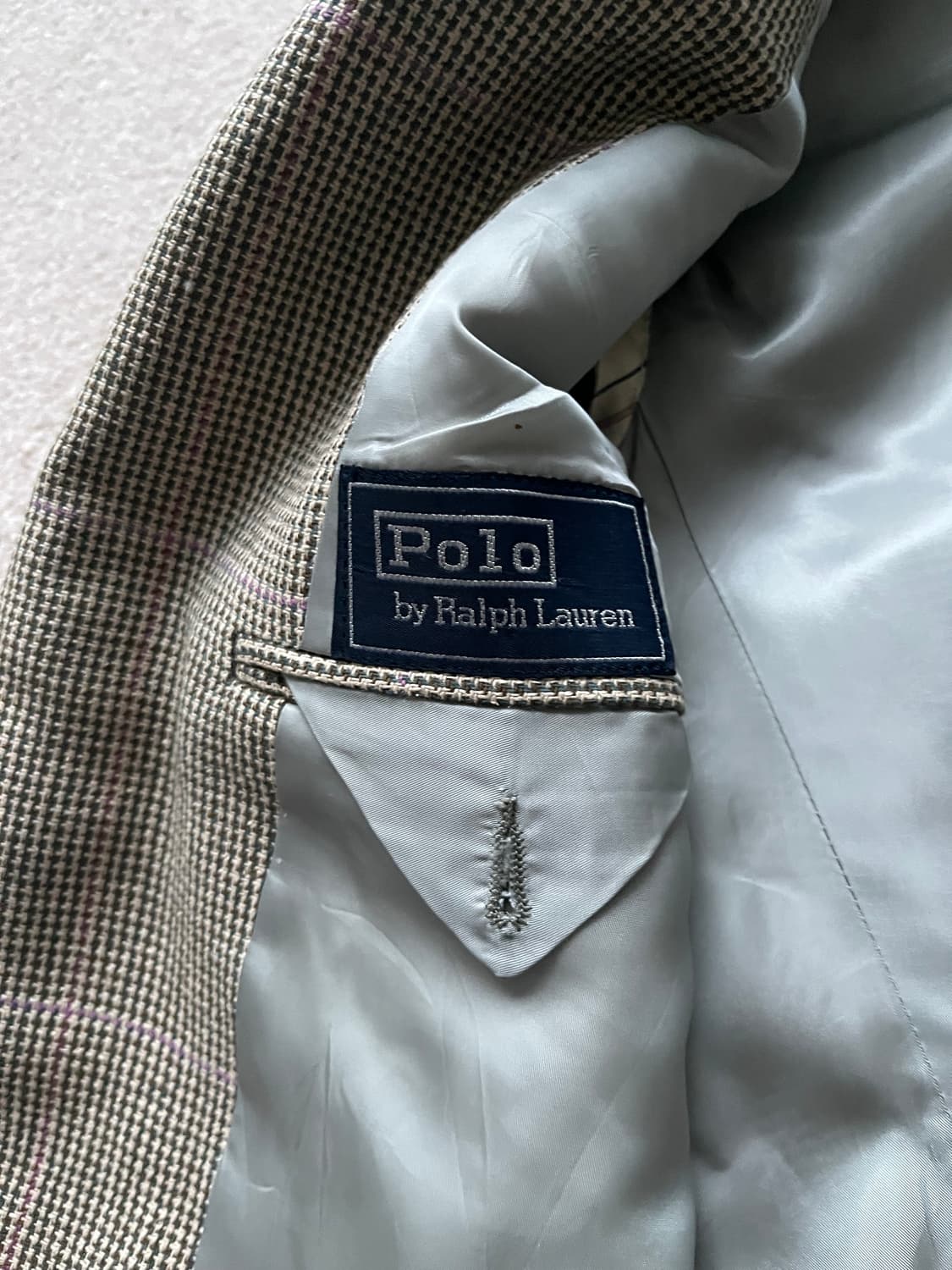 폴로 랄프로렌 Made in USA 체크 스포츠자켓 (105) 상품이미지8