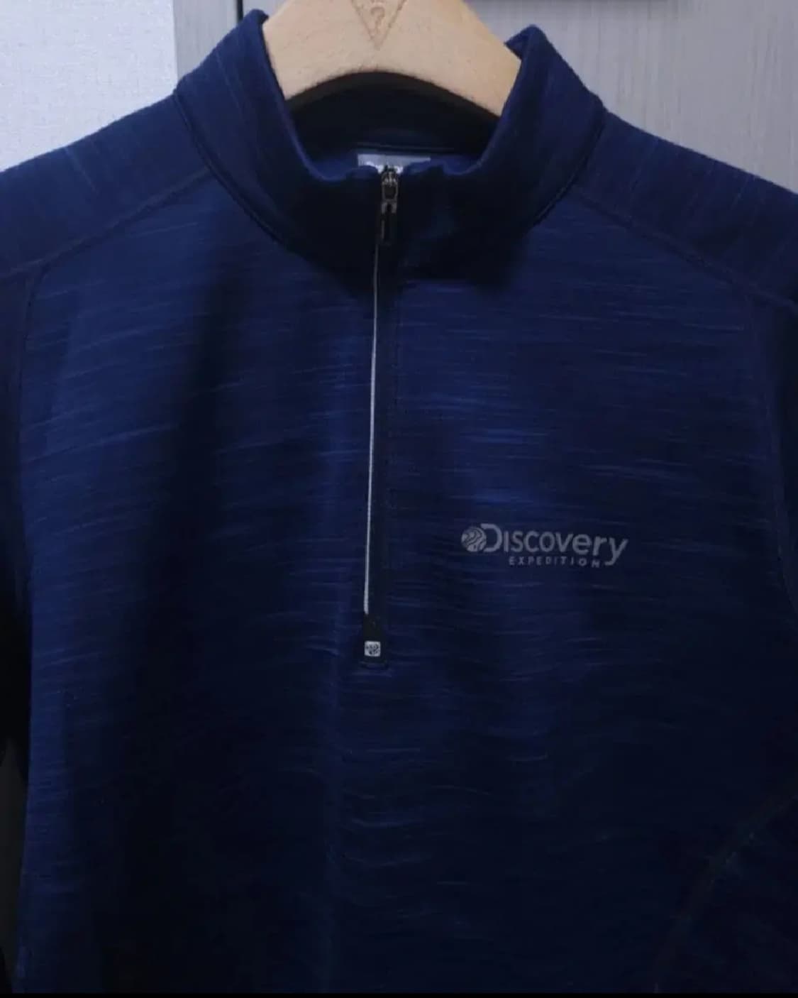 디스커버리 피치기모 긴팔 반집업, L 상품이미지1