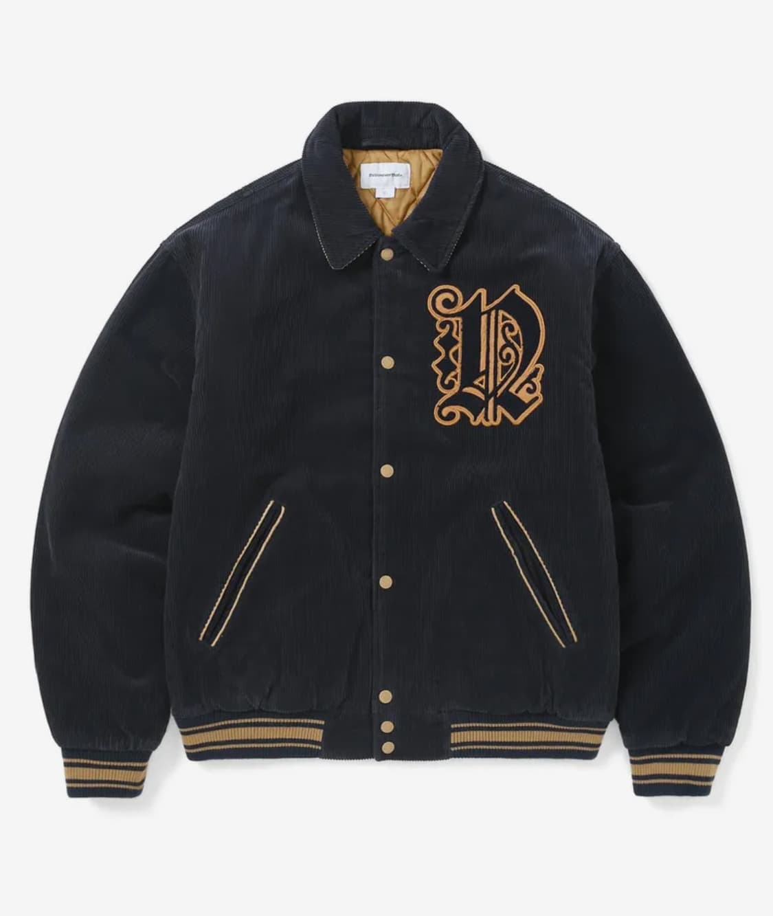 Fortuna Corduroy Varsity Jacket Navy 상품이미지1