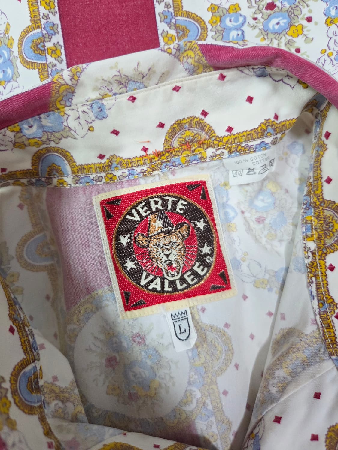 VERTE VALLEE 플로럴 웨스턴 셔츠 상품이미지7