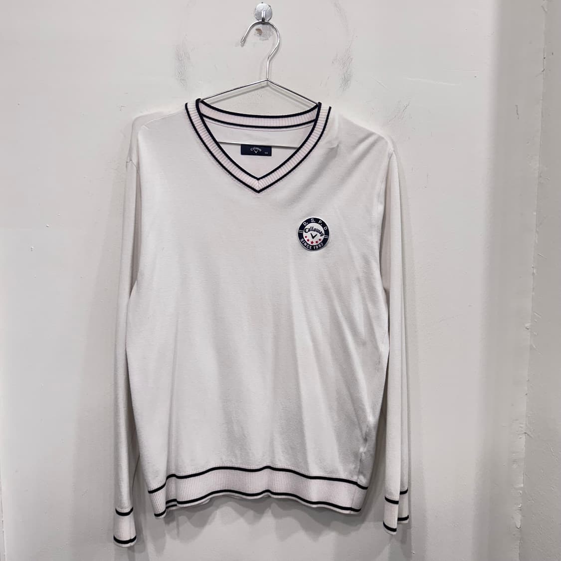 캘러웨이 골프웨어 브이넥 라운딩 니트 상품이미지2