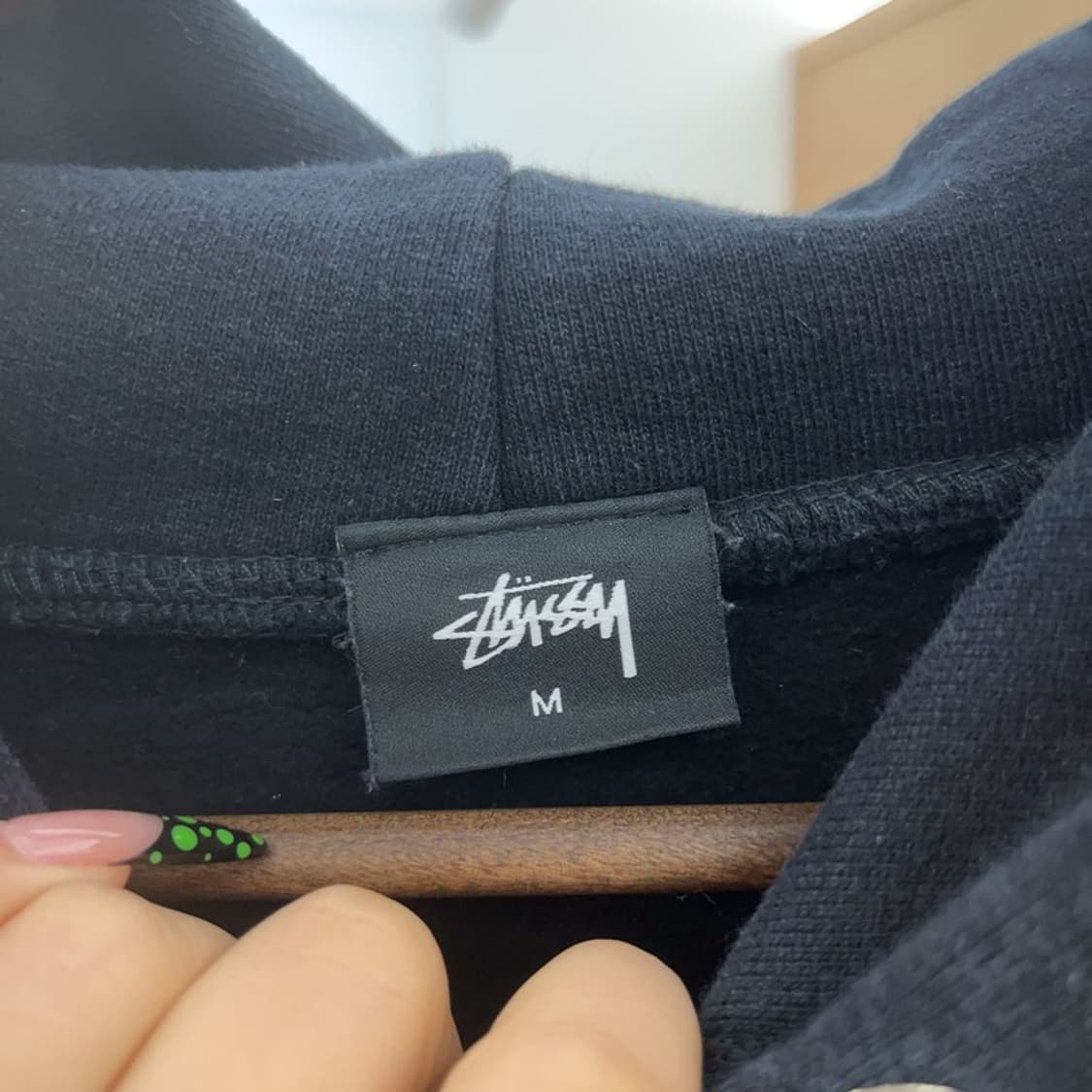 스투시 인터네셔널 빅로고 스트릿 힙합 기모 후드티 M C08966 상품이미지5