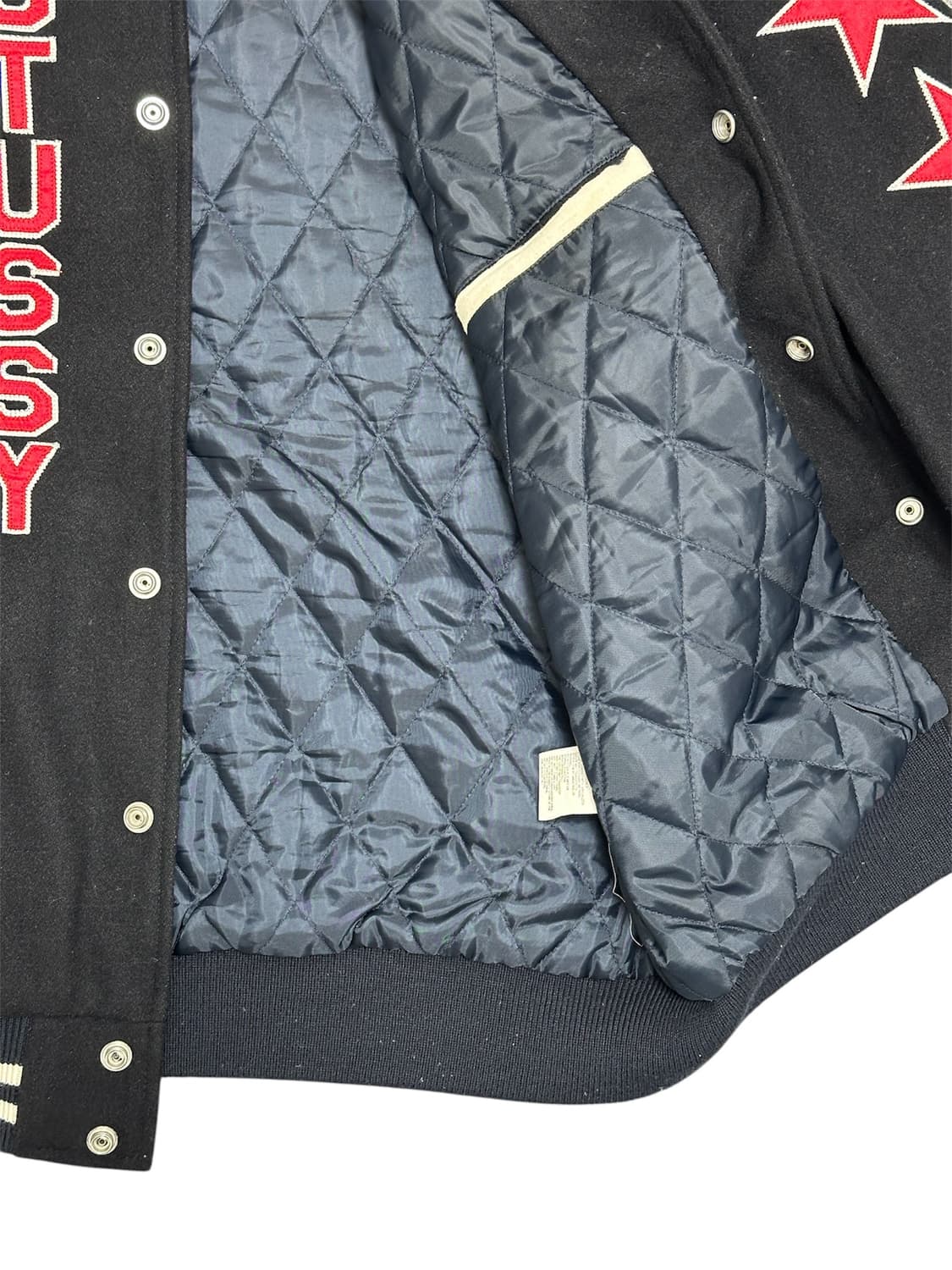 (90s) Stussy Rasta Lion Varsity Jacket 상품이미지9