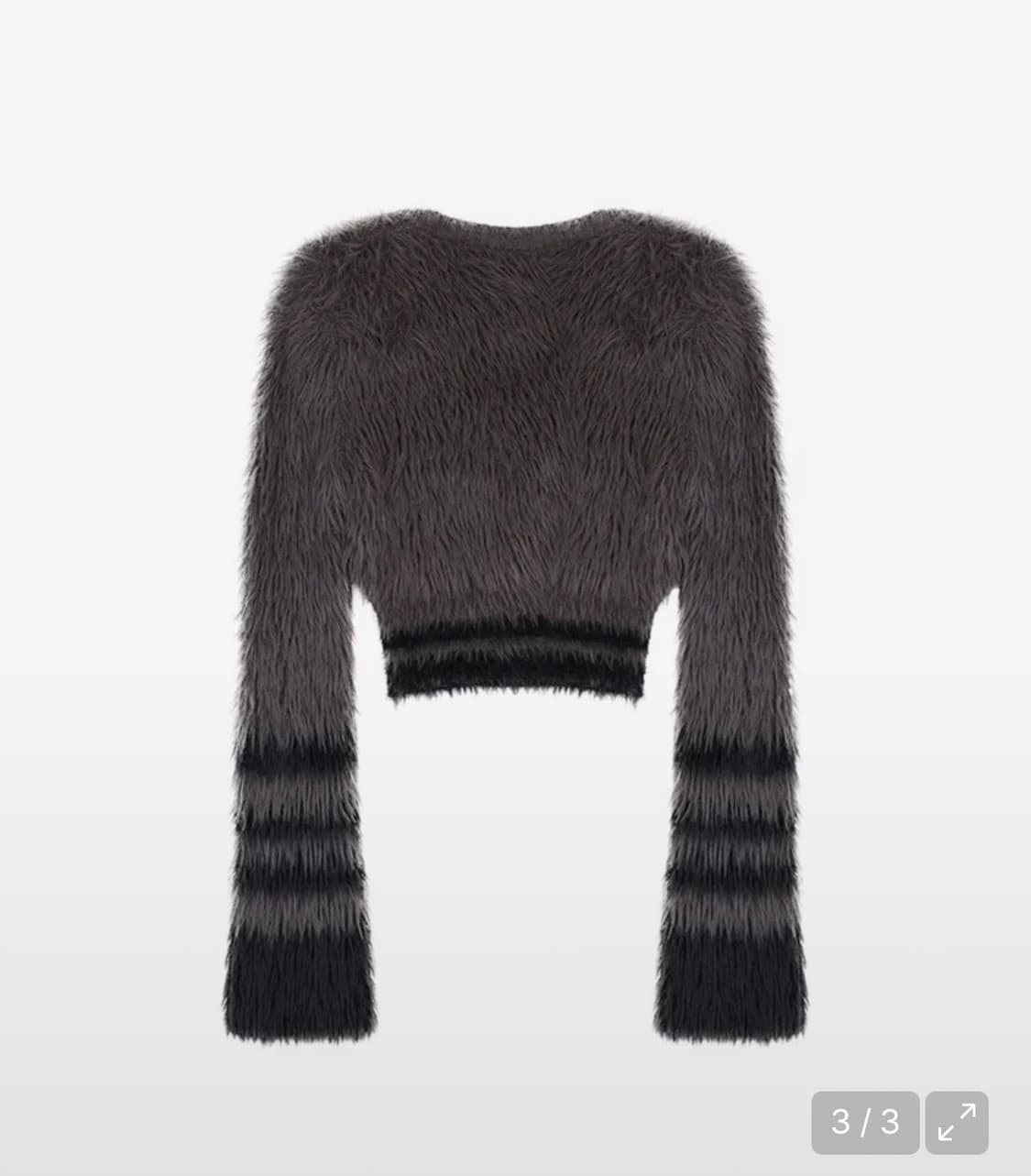 오디너리 홀리데이 헤어리슬림 가디건 [딥그레이] 상품이미지3