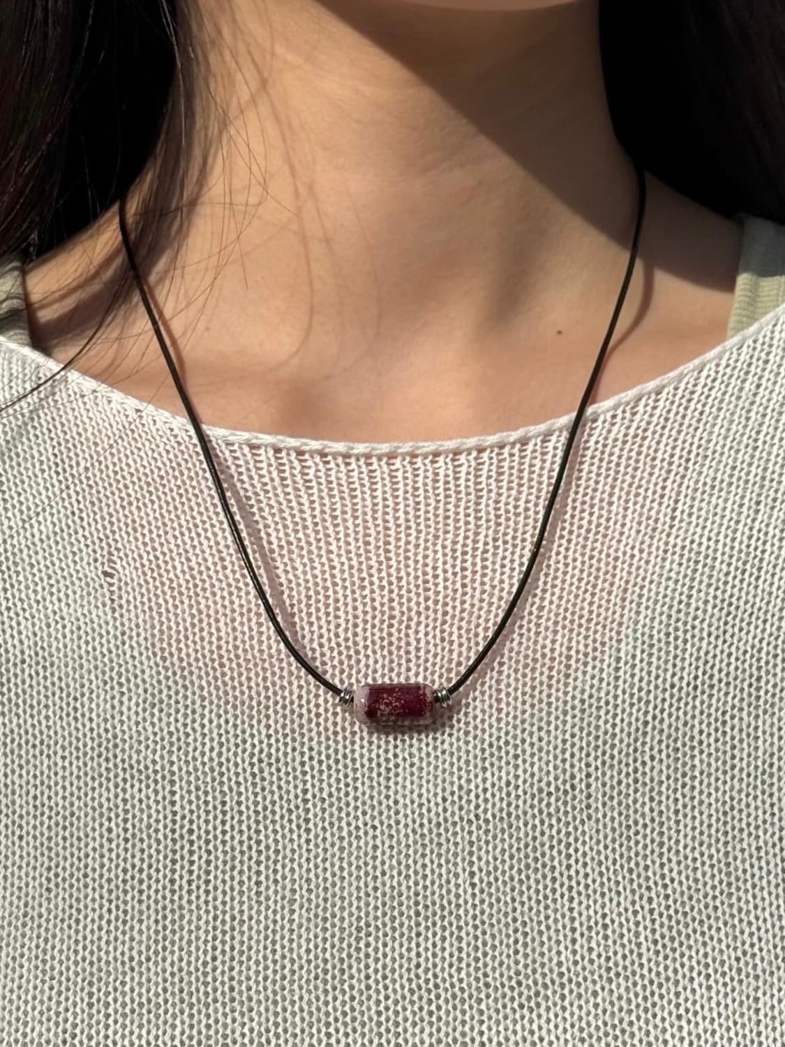 Ceramic Necklace - Blueberry 상품이미지1