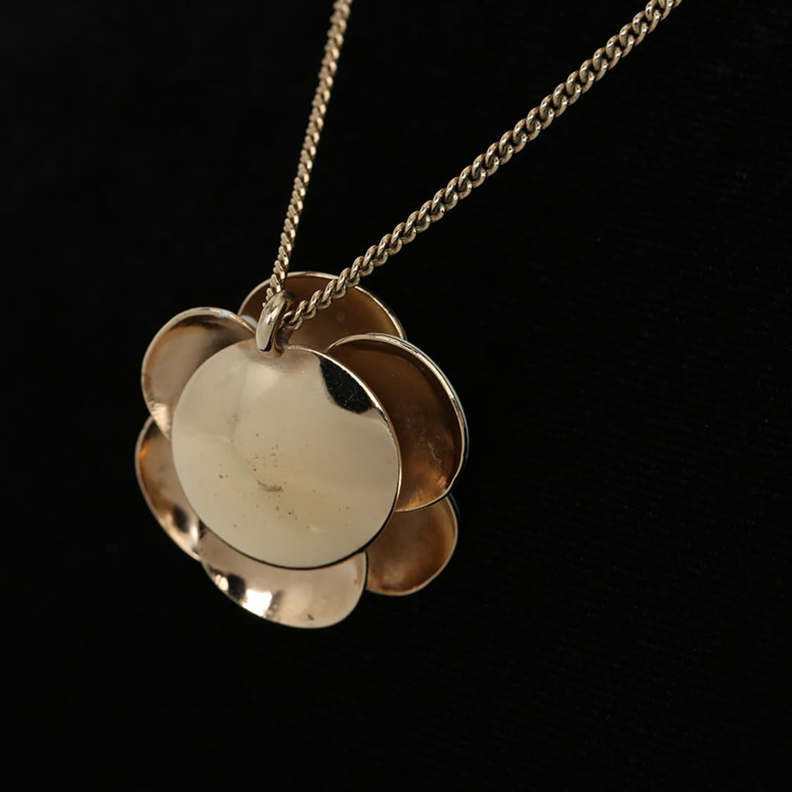 샤넬 까멜리아 목걸이 빈티지 코코마크 카멜리아 네크리스 꽃 상품이미지10