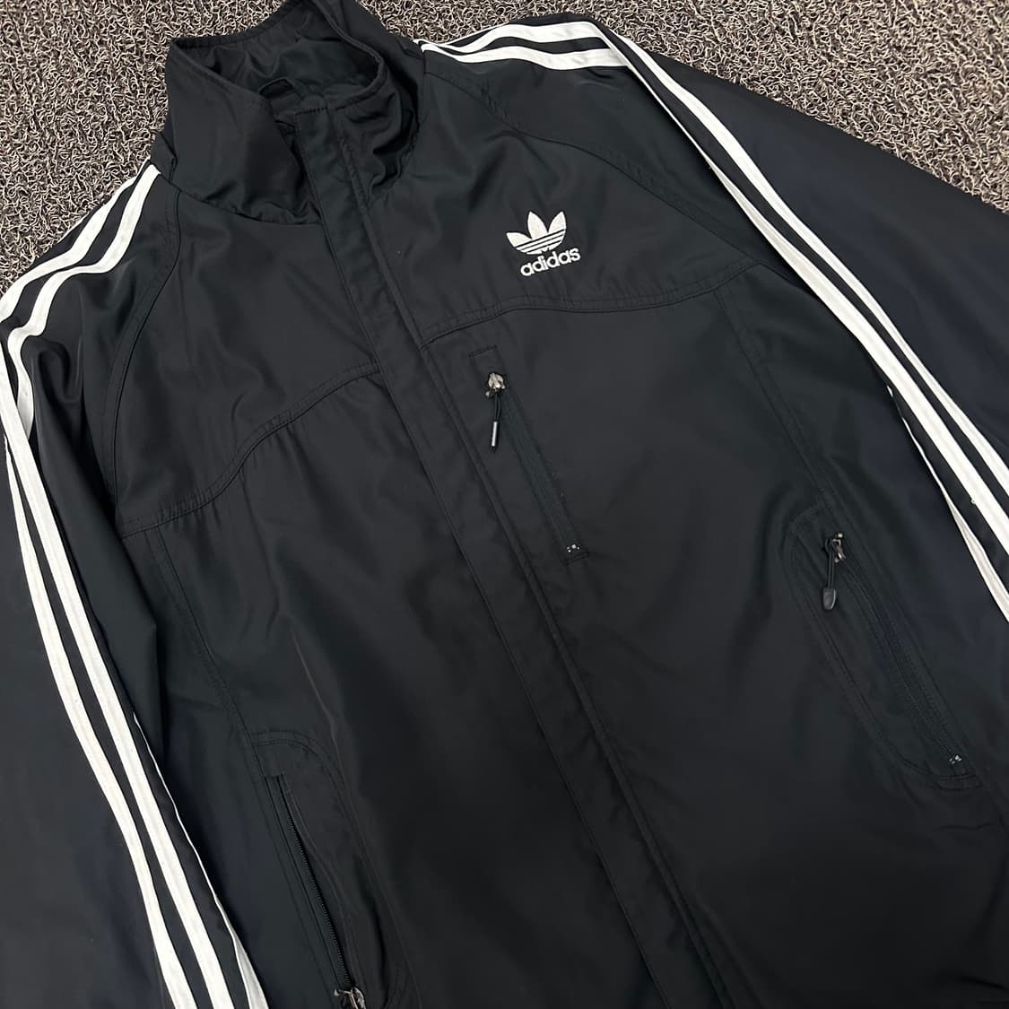 아디다스 바람막이 자켓 점퍼 블랙 XL 상품이미지2
