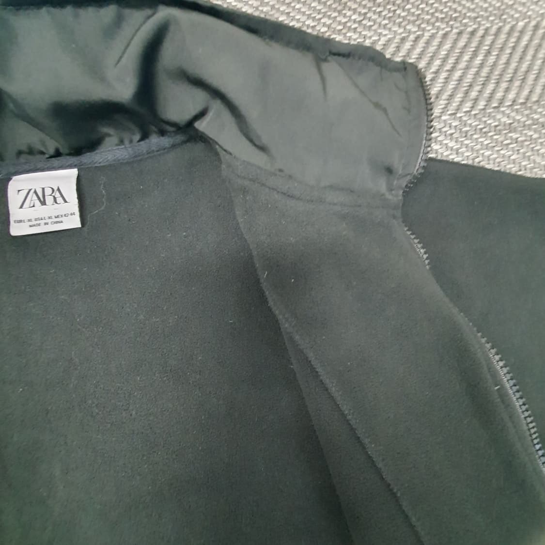 자라 오버핏 플리츠 집업자켓 남자105~110 상품이미지8