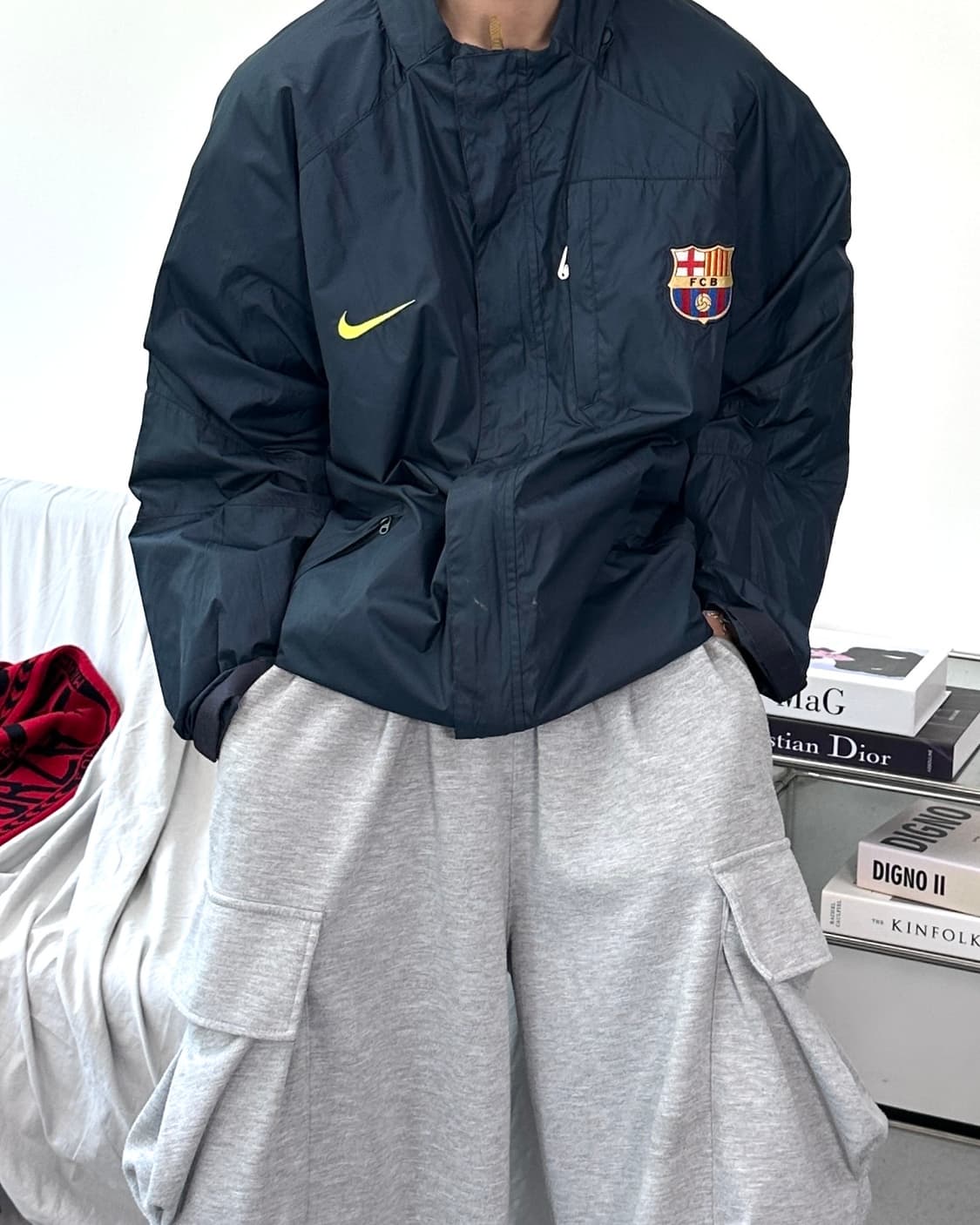나이키 07-08 바르셀로나 바람막이 L 상품이미지1