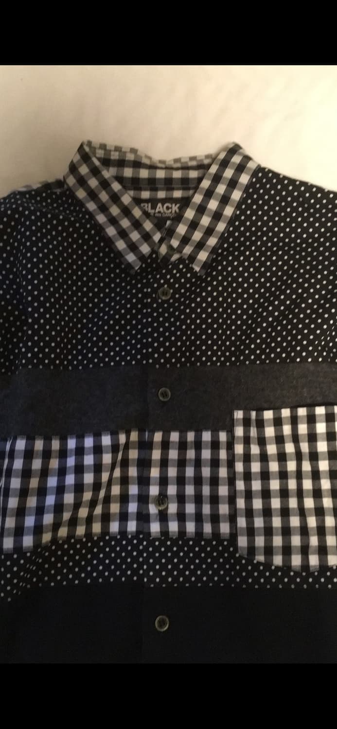 꼼데가르송 dot&check shirts 상품이미지1