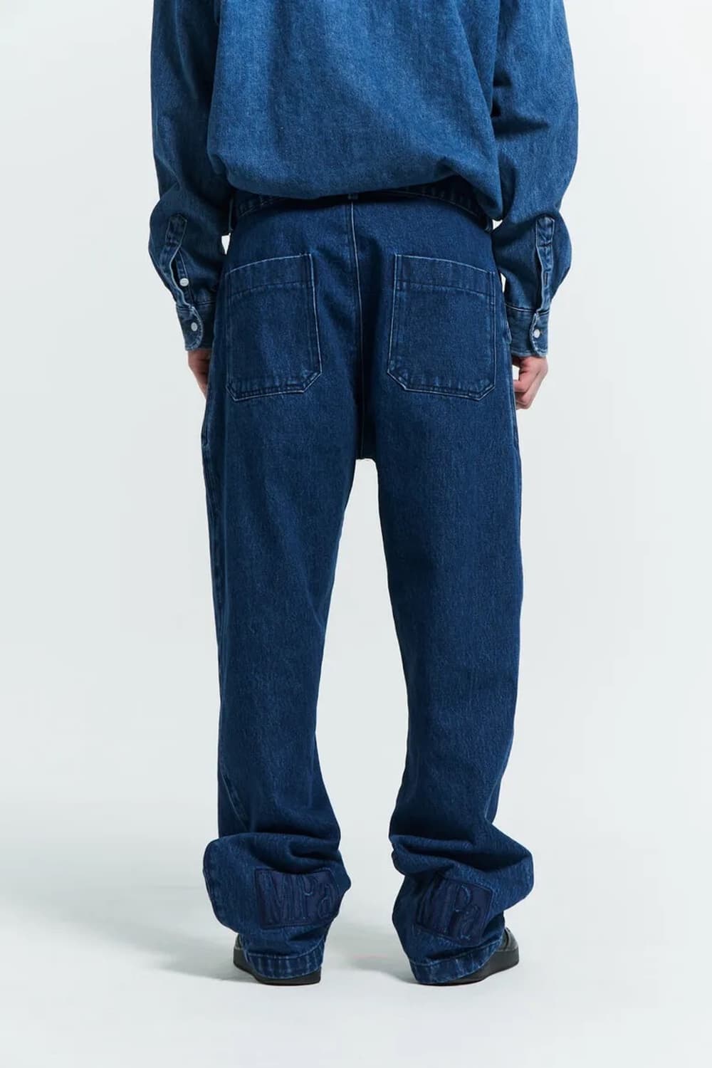 [M] 플라스틱 프로덕트 MPa CALF LOGO DENIM PANTS  상품이미지1