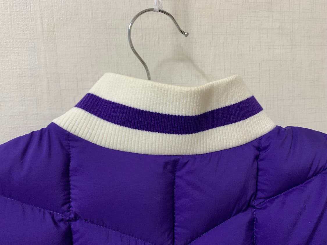 파리게이츠 퀼팅 구스 숏패딩 다운 거위털 여성 경량 스윙점퍼 퍼플 상품이미지8