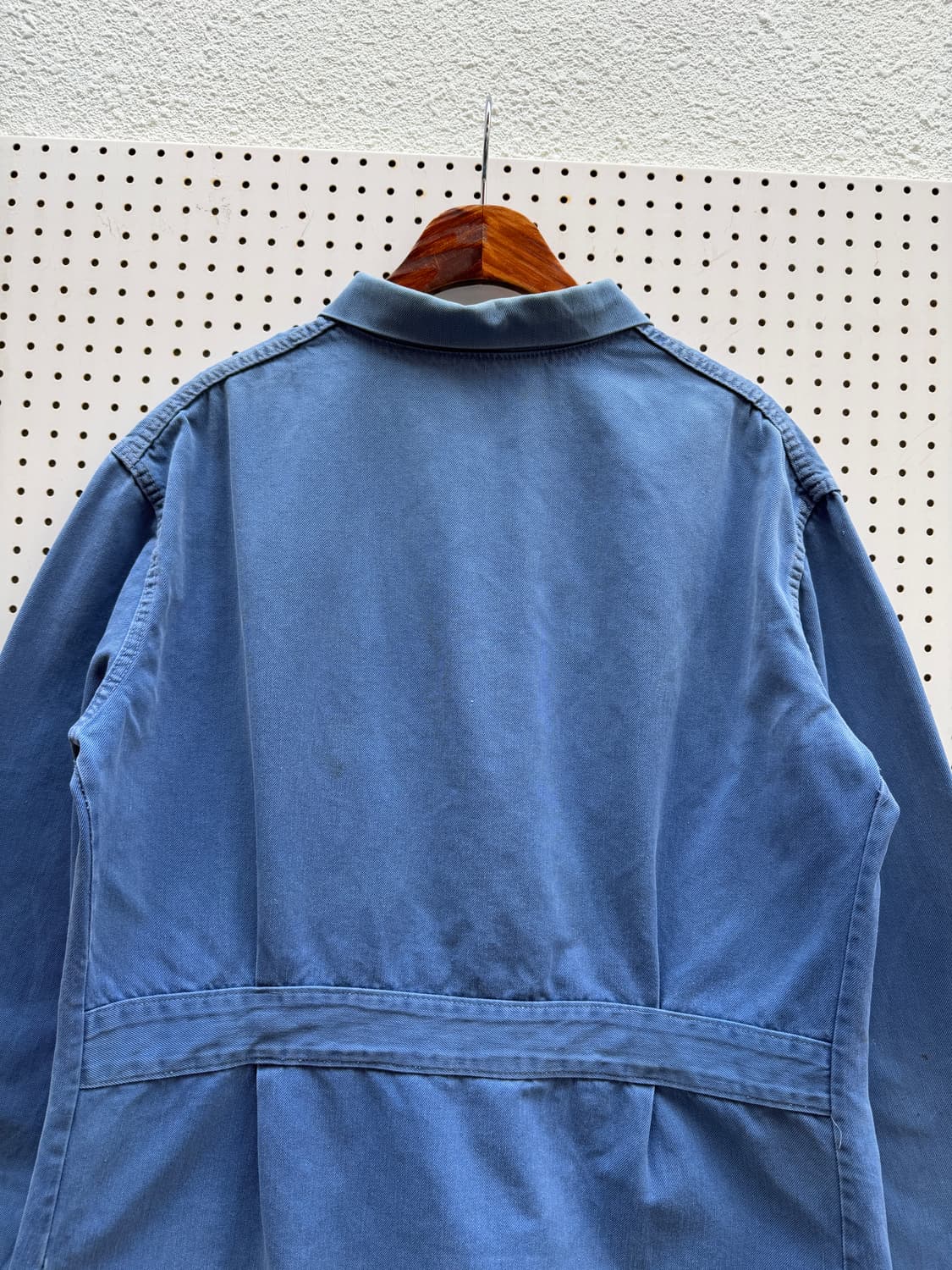 OLD VINTAGE BELTED LIGHT BLUE 프렌치워크자켓 상품이미지10