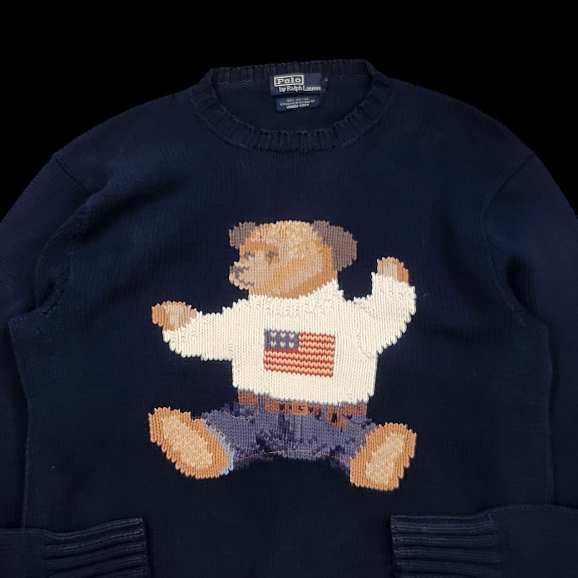 폴로랄프로렌 싯다운 베어 빈티지 니트 상품이미지3