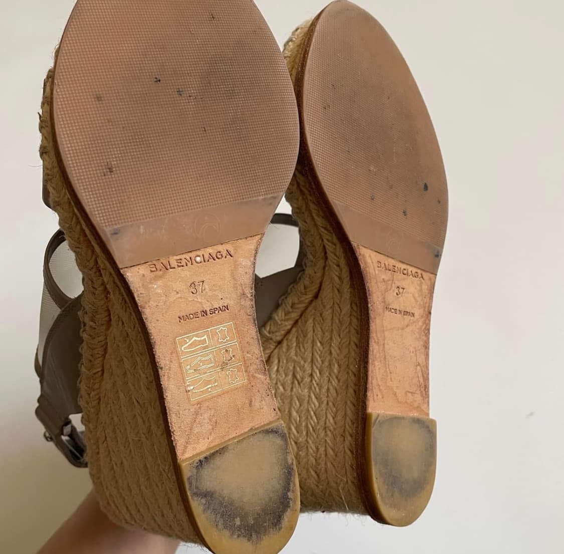 발렌시아가 웻지 샌들 상품이미지4