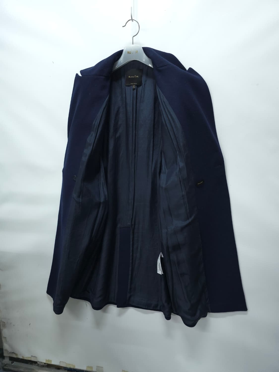 새상품급! 마시모두띠 여성 이탈리안 패브릭 벨티드 울 코트(66) 상품이미지3