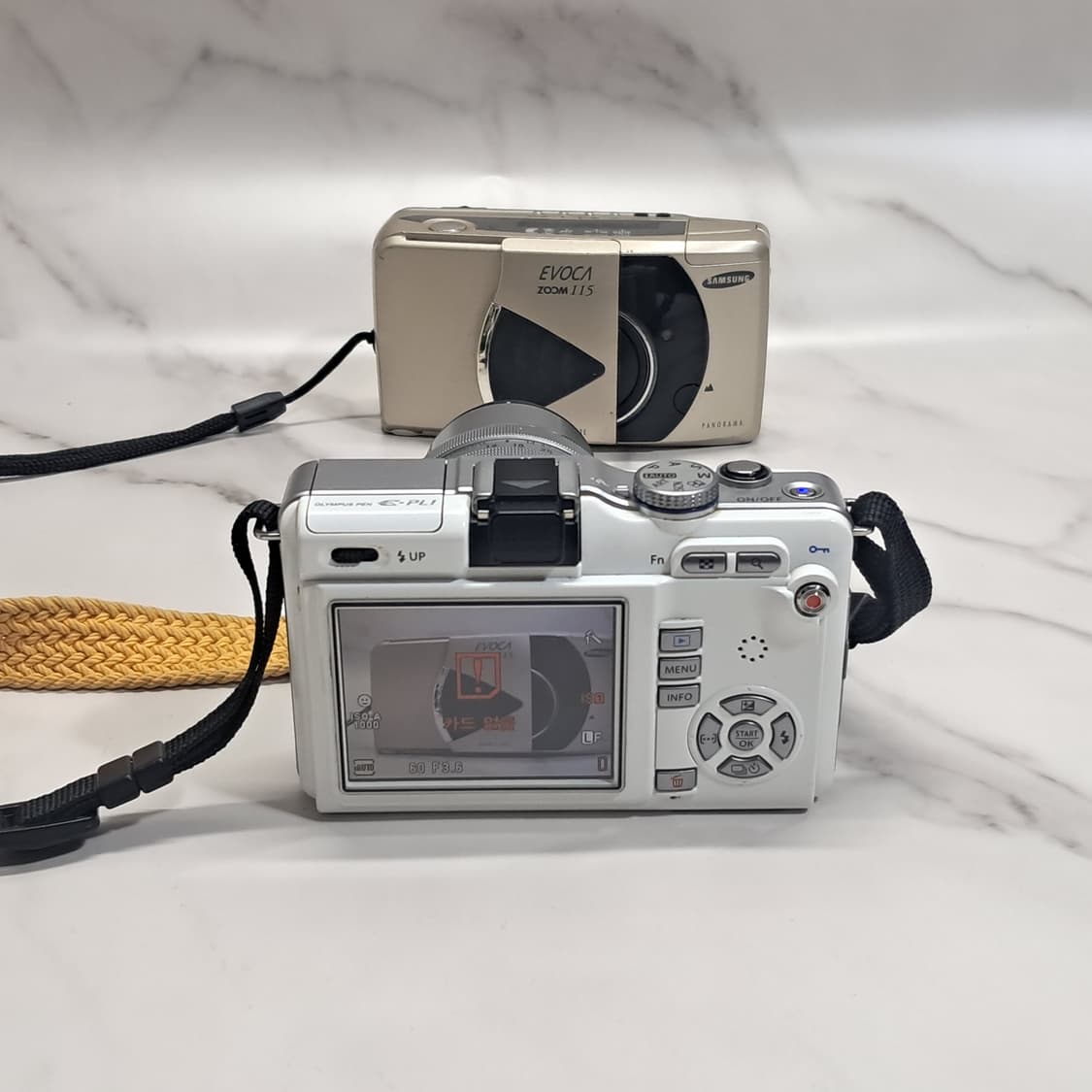 하자있음! 올림푸스 PEN E-PL1 /14-42mm 렌즈 상품이미지5