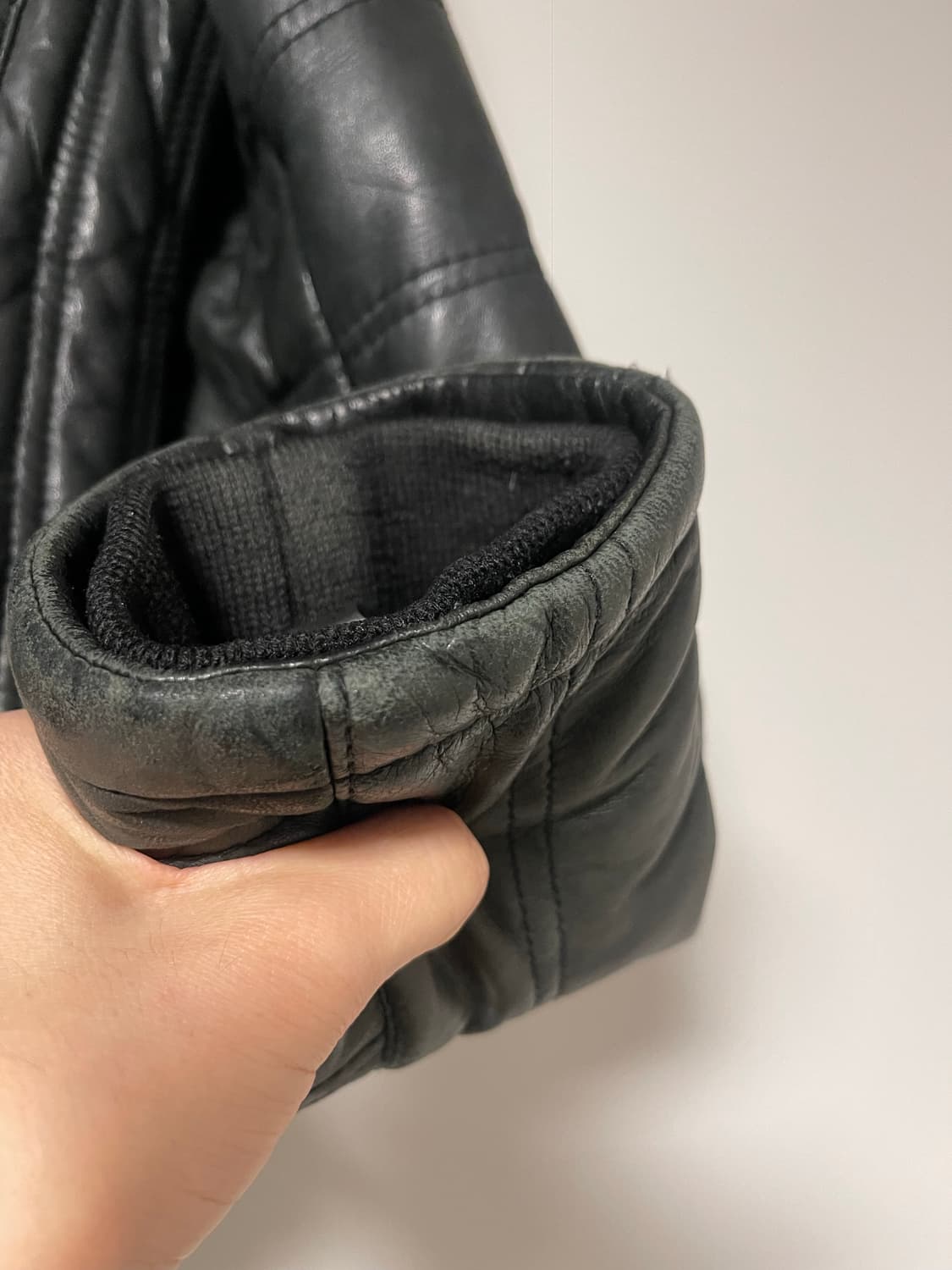 KORINTAGE 가죽 패딩 자켓 L 상품이미지7