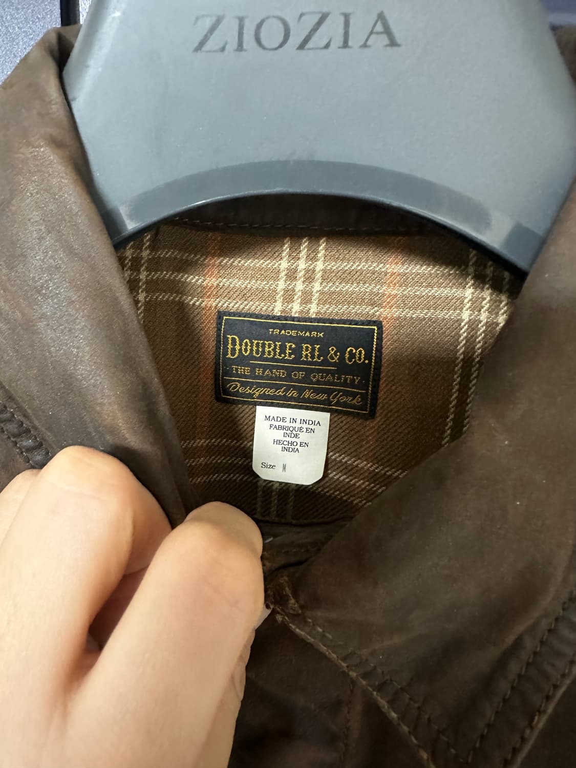 RRL 오일 레더 자켓 M 상품이미지4