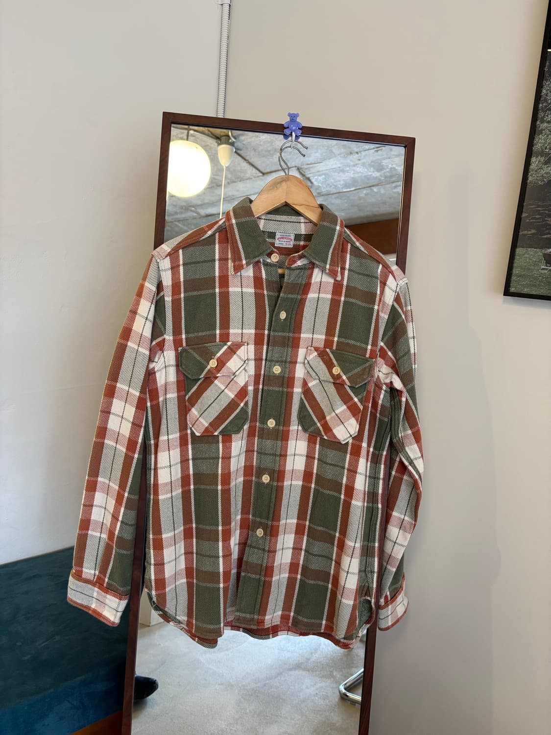 WAREHOUSE 웨어하우스 체크 플란넬셔츠 상품이미지1