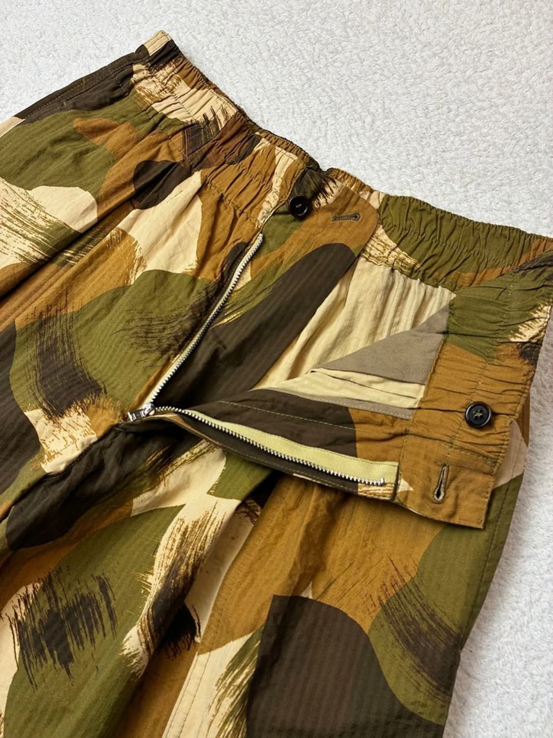 YMC 실비안 카모 플라쥬 투턱 팬츠 PN6025 상품이미지4