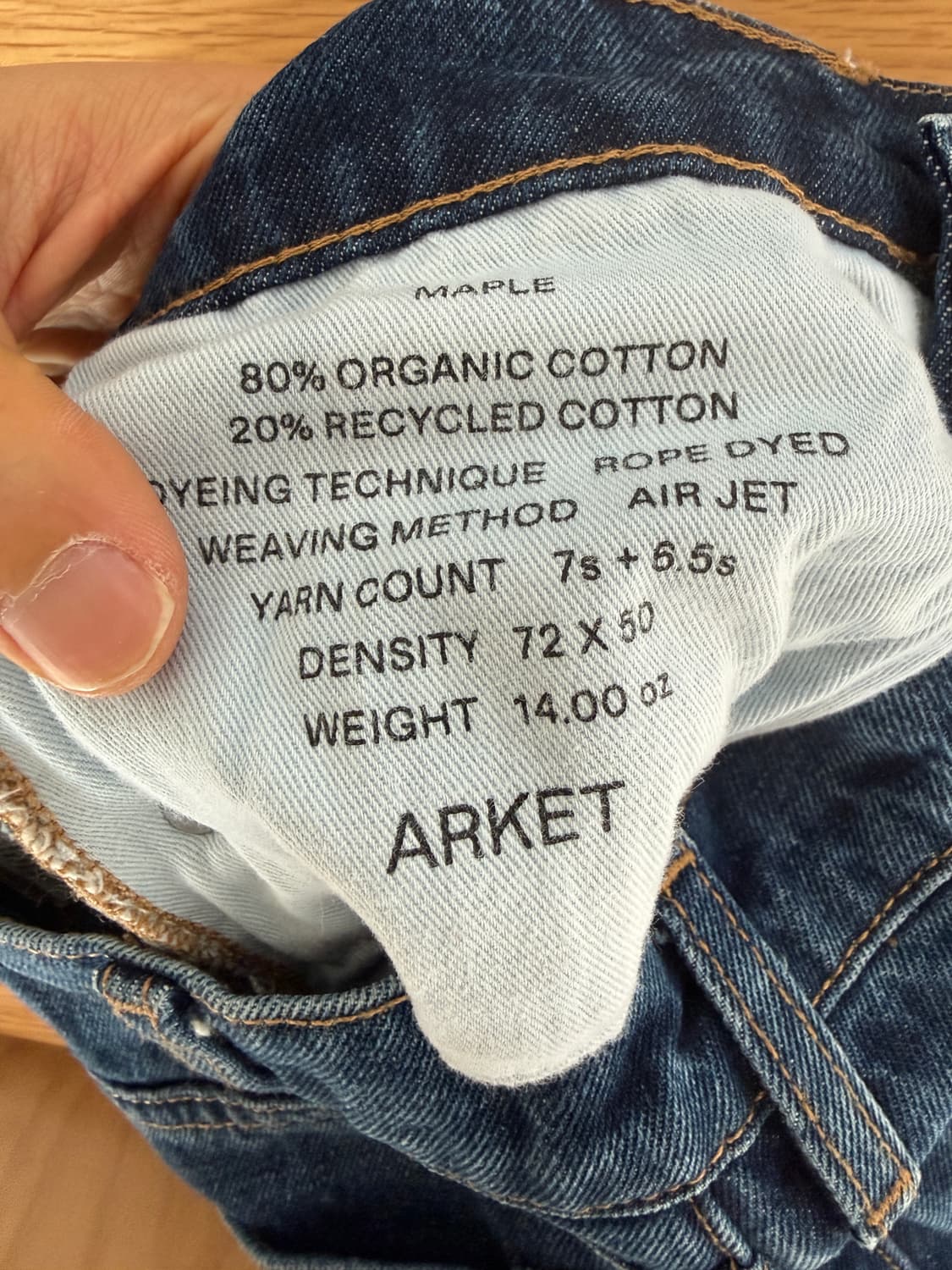 아르켓(ARKET) 데님 팬츠 상품이미지7