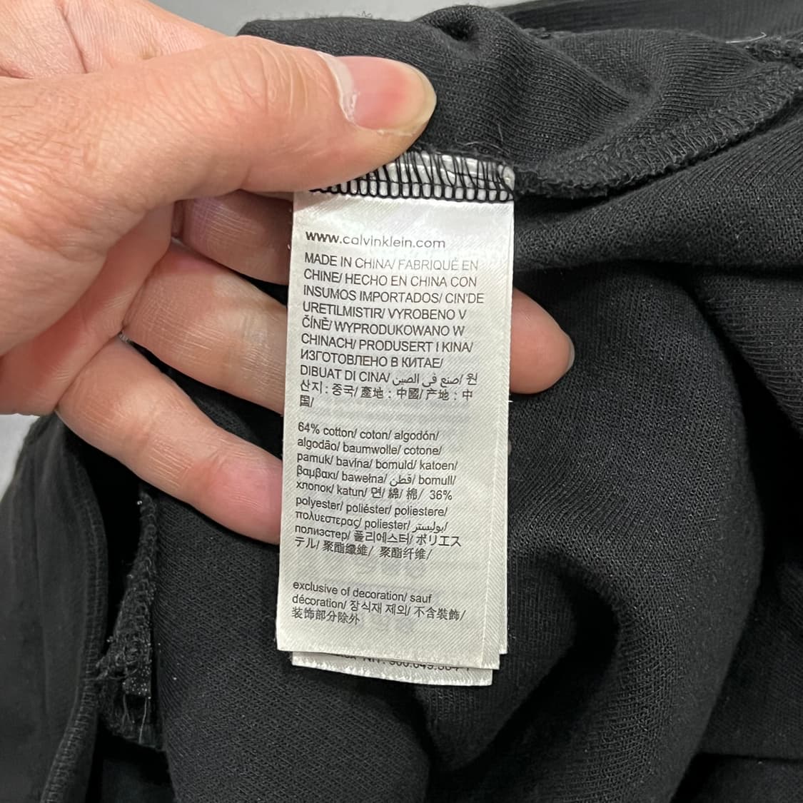  캘빈클라인 로고 후드 집업 y15736 상품이미지6
