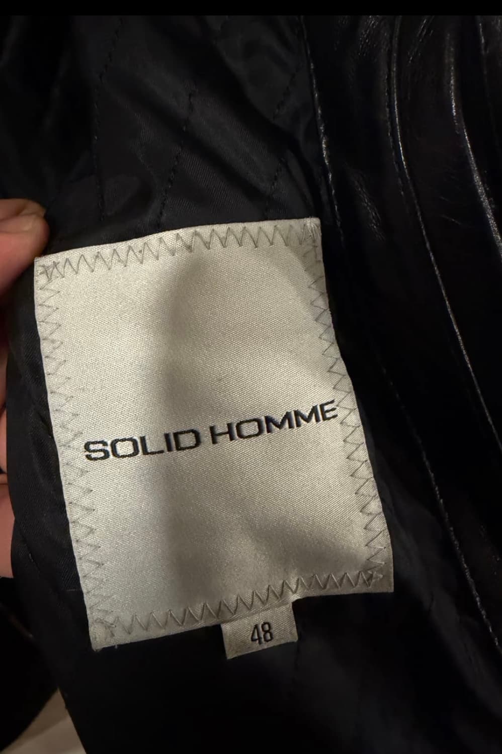 솔리드옴므 라이더 레더자켓 48 상품이미지2