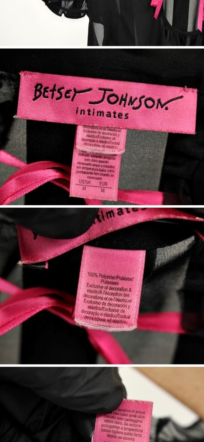 BETSEY JOHNSON 벳시존슨 리본 시스루 원피스 상품이미지2