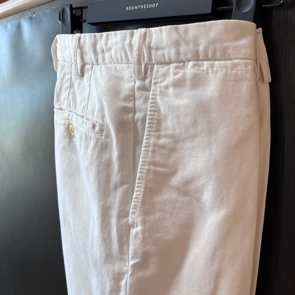 보기 밀라노 Made in Italy 린넨/코튼 치노 트라우저 상품이미지3