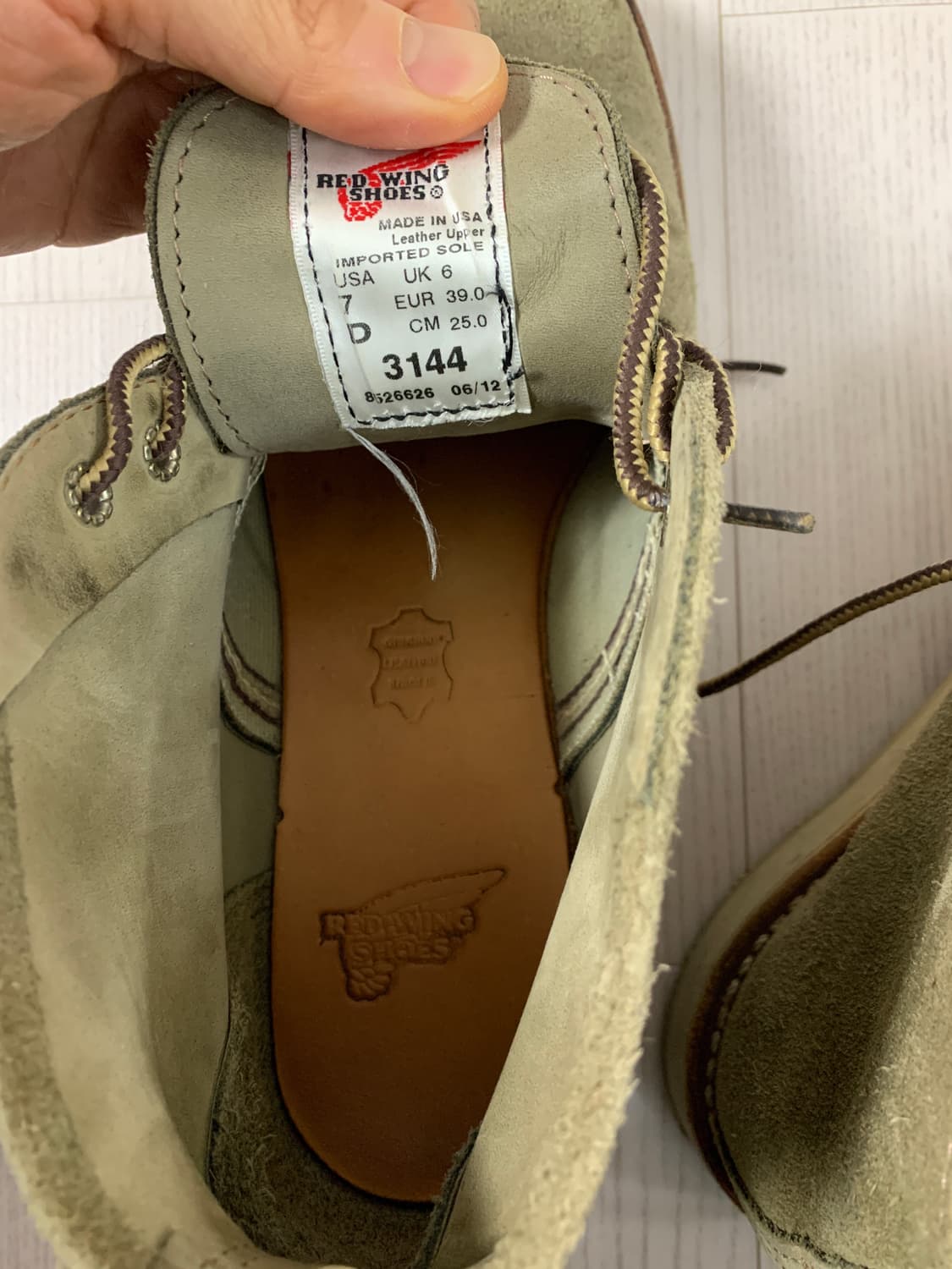 레드윙 3144 처카부츠 7사리즈 상품이미지6