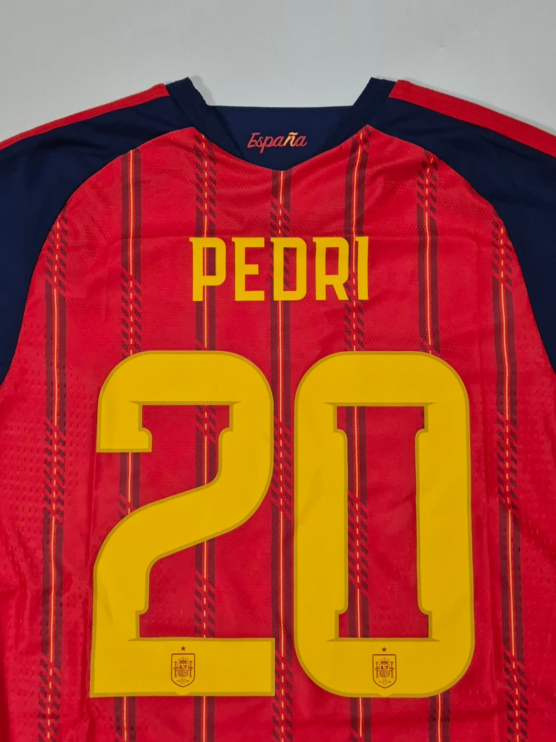 26-28 스페인 국가대표 월드컵 홈킷 페드리 유니폼 L 상품이미지8