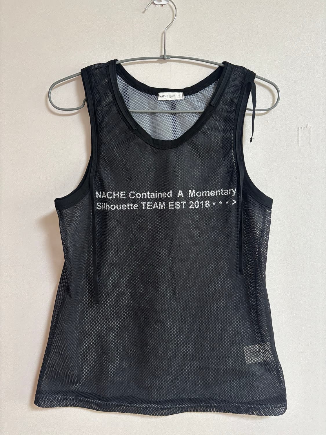 나체 메쉬 슬리브리스  상품이미지1