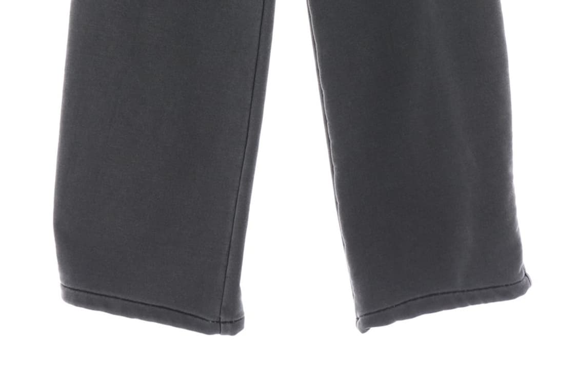 차콜 그레이 와이드핏 코튼 밴딩 팬츠 상품이미지5