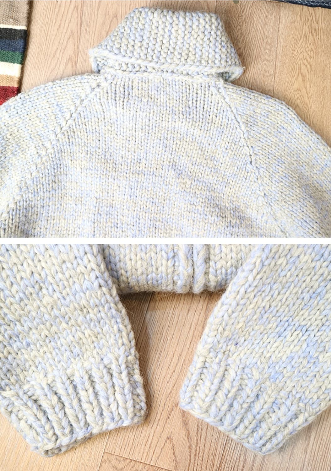 캐나다 핸드메이드 양모100% KANATA 카나타 코위찬 스웨터  상품이미지6