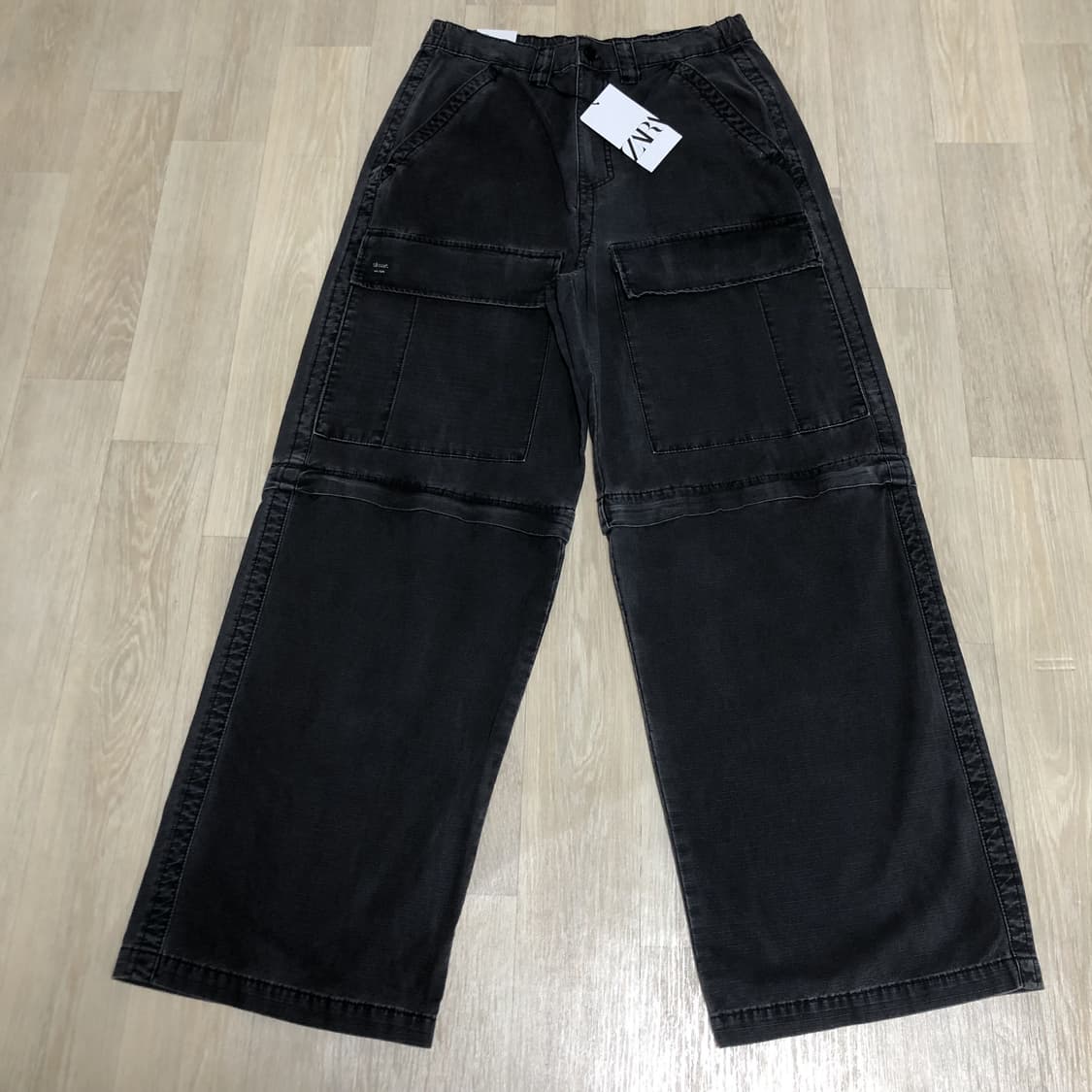 (31) 새상품 자라 ZARA DNWR 피그먼트 디태쳐블 파라슈트 팬츠  상품이미지1