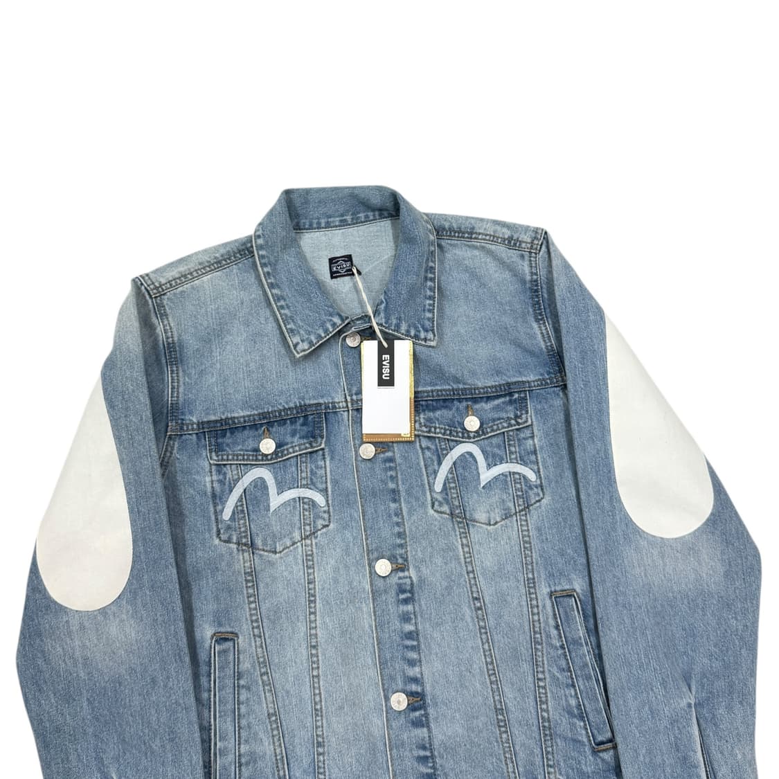 에비수 빅로고 빅다이콕 데님 청자켓 라이트 인디고 블루 L 상품이미지2