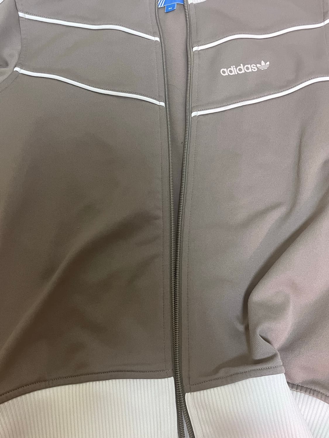 아디다스 빈티지 화이트 브라운 져지 상품이미지3