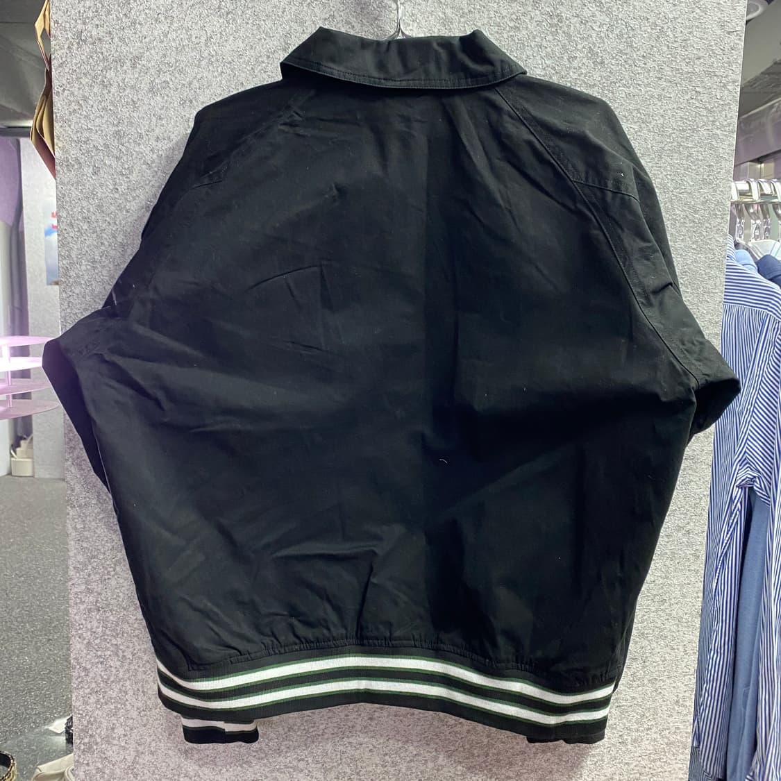 카비시 펑키 타운 블랙 봄버 자켓 B3971 상품이미지6