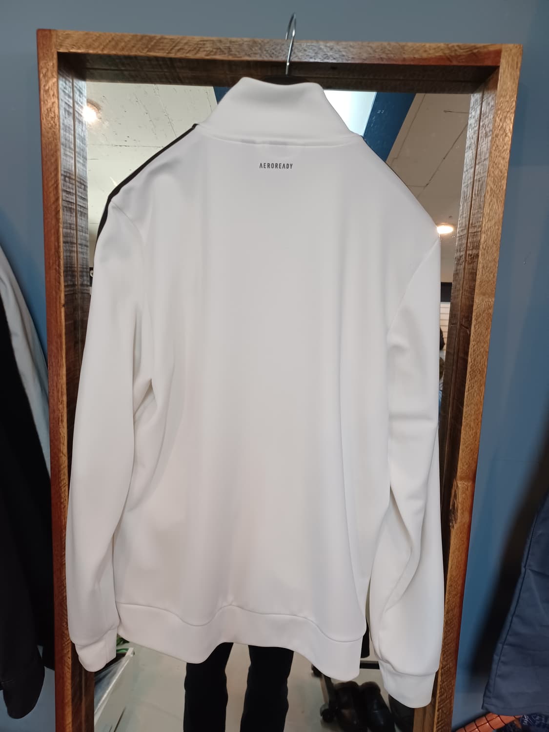 아디다스 트랙탑 져지 흰검 L 상품이미지2