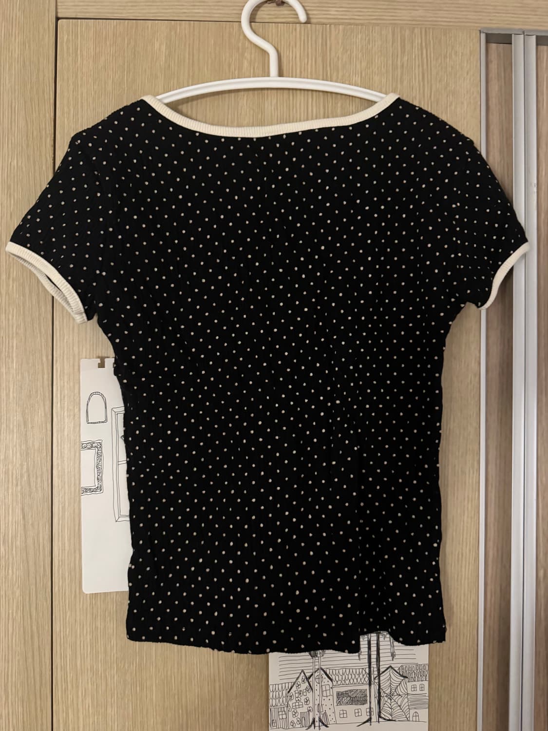 Acubi Club 어쿠비클럽 도트 리본 탑 상품이미지3