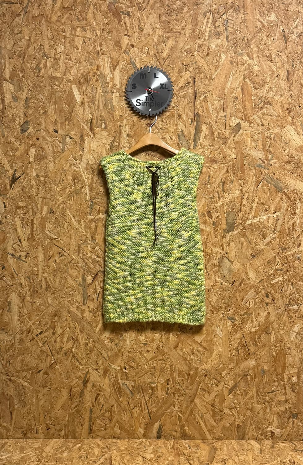 빈티지 제니 울 트위드 민소매니트 상품이미지2